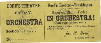 Fords Theatre Invitation From Mary Todd Lincoln 1865 In 2020 Mary Todd Lincoln Plays In Chicago Lincoln Assassination