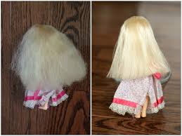 how to fix frizzy doll pony hair with