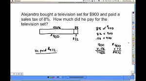 Explain how to do this and write your final answers below. Sales Tax And Discount Singapore Math 6a Unit 4 Pt3 Youtube