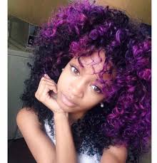 10 Ways To Wear Purple Hair Flawlessly Voice Of Hair Natural Hair Styles Purple Natural Hair Curly Hair Styles