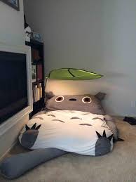 My Neighbor Totoro Leaf Canopy In 2020 Bed Cool Beds Reading Nook