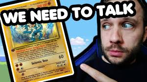 How to tell if your pokemon cards are 1st edition? We Need To Talk About This Machamp 1st Edition Base Set Pokemon Card Youtube
