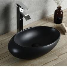 Grease and other food buildup can be difficult to remove. Matt Black Charcoal Vessel Above Counter Ceramic Wash Basin Wash Basin Ceramic Bathroom Sink Basin