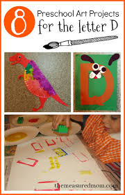 Then, paint the entire container green. 8 Letter D Crafts The Measured Mom