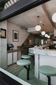Red Deer Creates Pastel Toned Restaurant For Soho Institution Lina Stores Bar Interior Restaurant Interior Design Interior Design Institute