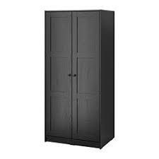 Rakkestad Wardrobe With 2 Doors Black Brown 79x176 Cm Ikea In 2021 Ikea Ikea Farmhouse Ikea Wardrobe