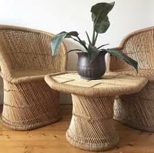 Vintage Woven Rattan Chairs Table Set Jute Cane Outdoor Setting Armchairs Gumtree Australia Moreland Area Woven Rattan Chairs Outdoor Settings Rattan Chair
