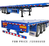 CIMC Flatbed Trailer For Sale丨Tri Axle Flatbed Semi Trailer ...