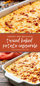 Twice Baked Potato Casserole In 2020 Potato Recipes Side Dishes Potato Side Dishes Easy Easy Casserole Dishes