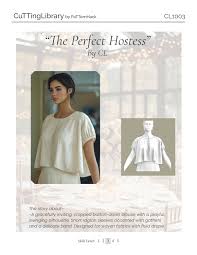 US Sizes 14w-32w | Button Front Swing Top | PDF Sewing Pattern |  Cuttinglibrary | the Perfect Hostess | CL1003 - Etsy