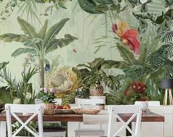 Choose from over a million free vectors, clipart graphics, vector art images, design templates, and illustrations created by artists worldwide! Brushwork Flowers And Birds Murals Living Room Bedroom Elder S Bedroom Background Wall Painting Home Decor Tropical Wallpaper Jungle Wall Mural Jungle Wallpaper