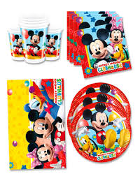 Partydeko stefino tortendeko mickey mouse 4 teiligtortenaufleger 1 geburtstag kindergeburtstag kuchen deko. Micky Maus Geburtstagsdekoration Fur Deine Party Funidelia