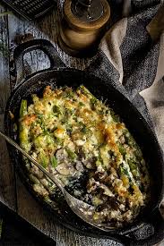 Asparagus And Mushroom Gratin Viktoria S Table Recipe Asparagus And Mushrooms Stuffed Mushrooms Asparagus Recipe