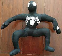 Marvel Black White Symbiote Venom Spiderman Super Heroes 12 Inch Stuffed Plush Marveltoys Plush Stuffed Animals Dinosaur Stuffed Animal Marvel Toys