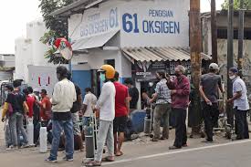 Indonesia short on oxygen, seeks help as virus cases soar. Wjieb0e Ubqkdm