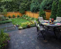 Backyard Makeovers With Contemporary Patio And Grass Yard Winning Cool Backyard Ideas Win Large Backyard Landscaping Small Backyard Design Small Backyard Patio