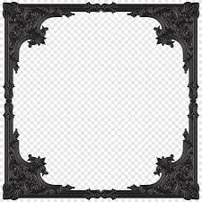 Cadre métal papillons et fleurs. Ancien Cadre En Metal Bordure En Metal Noir Png Pngegg