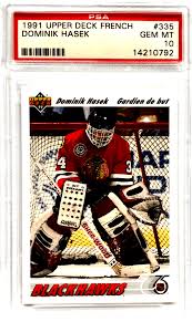 Nicklas lidstrom, dominik hasek, john leclair, tony amonte and doug weight. Top 3 Nhl Goalie Rookie Cards Of All Time And Investment Outlook