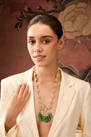 Kiara Green Kundan Necklace