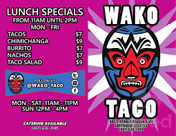 Grill the fish 2 to 3 minutes per side. Wako Taco Menu In Longwood Florida Usa