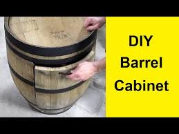 Building a bourbon barrel bar. How To Build A Barrel Cabinet Youtube