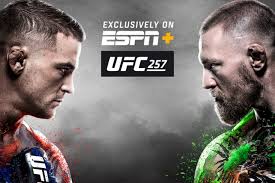 Ufc 257 event manage by ultimate fight championship at abu dhabi on yas island at etihad erena which consist of three main groups main card, preliminary card, and early prelims. Espn Plus Ppv Watch Conor Mcgregor Fight Poirier In Ufc 257