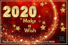 An interactive christmas card to celebrate the magic of the season. New Year Card Template Postermywall