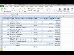 Create A Checkbook Register In Excel Checkbook Register Budgeting Worksheets Checkbook