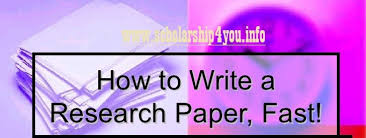 Yes, research paper involves a lot of research and this is one reason why a lot of people struggle. How To Write Your Research Paper Fast