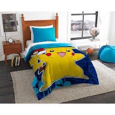 Pokmon Pikachu Yellow Blue Comforter Full Check Out The Image By Visiting The Link This Is An Affiliate Kids Twin Bedding Sets Comforters Twin Comforter