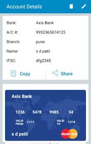 Save Your Bank Account And Credit Debit Card Info One Of The Most Important Feature Of Our App It Allows You To Create A Record App Debit Card Save Yourself