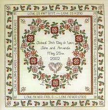 Hand embr patterns & magazines. Baltimore Rose Wedding Sampler Cross Stitch Pattern By Rosewood Manor Wedding Sampler Cross Stitch Wedding Cross Stitch Patterns Wedding Cross Stitch