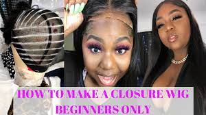 Once you secure the closure, you can pin it down, and begin sewing it on to the cap. How To Make A Wig Closure Like A Pro Beginners Only Dsoar Bodywave Hair Youtube