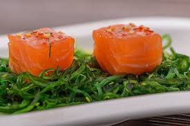Sashimi Vom Lachs Rezept Sashimi Wakame Salat Lachs