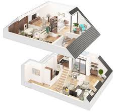 Gambar sketsa rumah 2 tingkat. Denah Rumah Minimalis 2 Lantai Modern Terbaru Blog Qhomemart