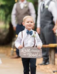 Ring Bearer Sign For Wedding Last Chance To Run Wooden Sign Etsy Ring Bearer Wedding Ring Bearer Signs Bearer Outfit