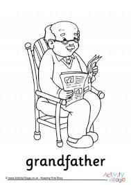 Grandfather Colouring Page Grandparents Day Happy Grandparents Day Coloring Pages
