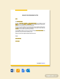 Employment verification letter template 13 documents. Free Sponsorship Letter Templates In Apple Mac Pages Template Net