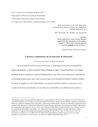 PDF) Cuerpos y monstruos en La mucama de Omicunlé