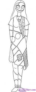 An adult coloring book featuring over 30 pages of giant super jumbo designs of creepy christmas scenes to color for relaxation 34. How To Draw Sally Step By Step Drawing Guide By Darkonator Nightmare Before Christmas Drawings Sally Nightmare Before Christmas Nightmare Before Christmas