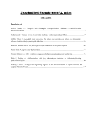 Pdf The Legal And Regulatory Aspects Of The Free Movement Of Capital Towards The Capital Markets Union