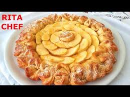 Crostata Torta Di Rose E Mele Di Rita Chef Rose And Apple Tart Recipe Tarte Aux Roses Et Aux Pommes Youtube Tart Recipes Apple Recipes Apple Tart Recipe