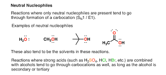 Deciding Sn1 Sn2 E1 E2 2 The Nucleophile Base