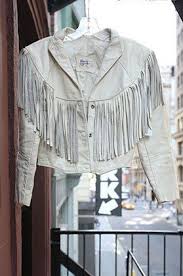 Iomoo White Fringe Leather Jacket Fringe Leather Jacket Latest Fashion For Women