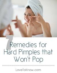 Pimples on the chin are usually the result of hormone fluctuations that can occur during puberty or the menstrual cycle. How To Prevent And Get Rid Of Hard To Pop Pimples Pimples Under The Skin Pimples On Face Pimples