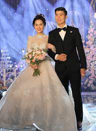 Hội trường cưới rực rỡ. Ä'am CÆ°á»›i Duy Máº¡nh Quá»³nh Anh á»Ÿ Khach Sáº¡n Cao Cáº¥p Ha Ná»™i Vietnamnet