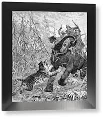 Tiger Hunting with Elephants in India ...