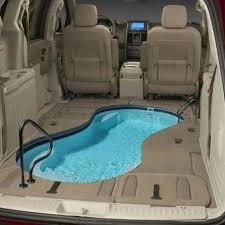Car With A Pool Mabey There S A Hot Tub In The Trunk Inventions Cool Stuff Cool Inventions