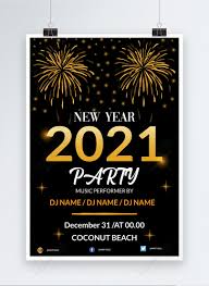 2021 Happy New Year Dj Night Party Poster Template Image Picture Free Download 450045785 Lovepik Com New year's eve celebrations from times square in nyc | nbc news. lovepik