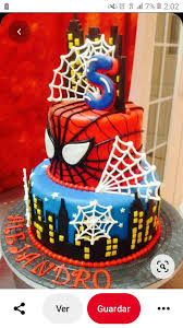 Pin Di Eugenia Su Cumple Adrianito 3 Spiderman Torte Torta Uomo Ragno Torta Spiderman